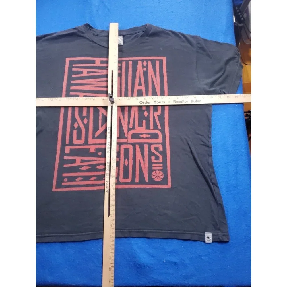 Vintage Hawaiian Island Creations Black T-Shirt Men's Size Large - Picture 6 of 13